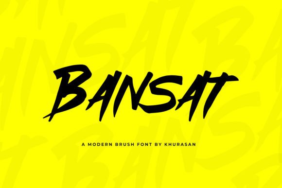Bansat: A Bold Display Typeface for Modern Web Design