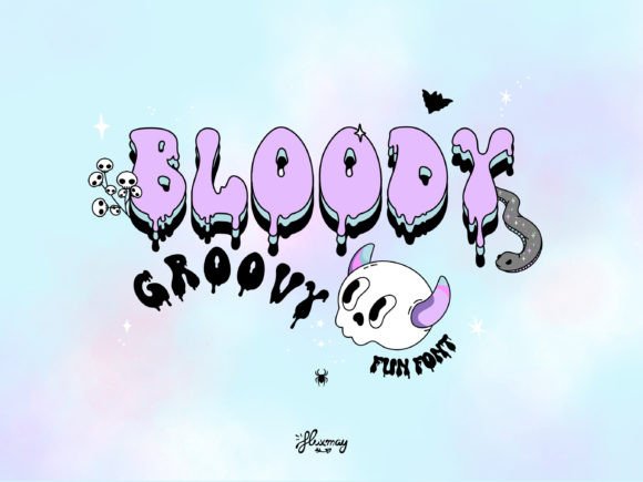 Bloody Groovy: The Premium Display Font for Spooky Campaigns