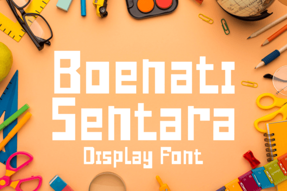 Boenati Sentara: A Timeless Display Typeface for Editorial Design