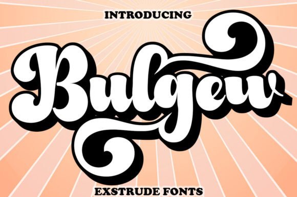 Bulgew: The Retro Display Font for Scroll-Stopping Visuals