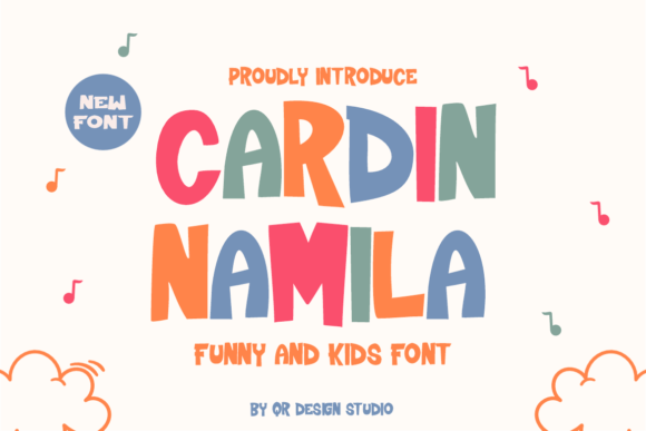 Cardin Namila: The Playful Display Typeface for Handmade Brands