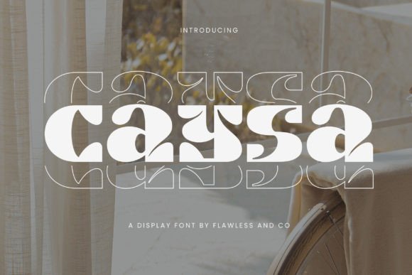 Caysa: The Premium Display Font for Campaign Design