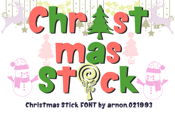 Christmas Stick: The Playful Display Typeface for Modern Web Design