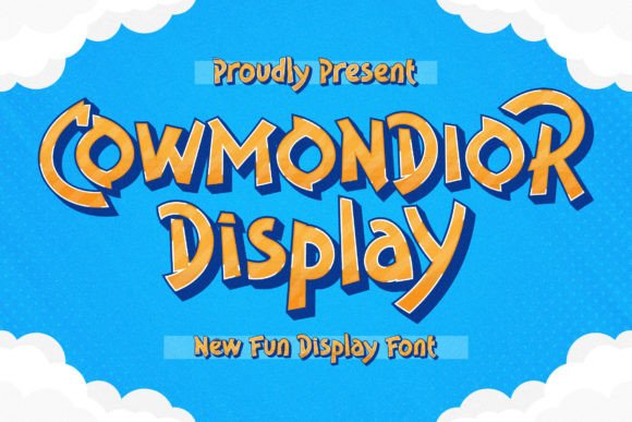 Cowmondior: The Sweet Display Typeface for Modern Editorial Design