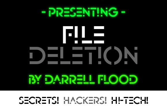 File Deletion: A Futuristic Typeface for Bold Web Design