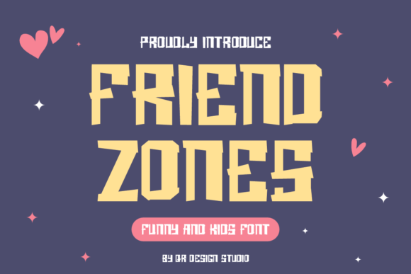 Friend Zones: The Quirky Display Font That Elevates Small Business Branding