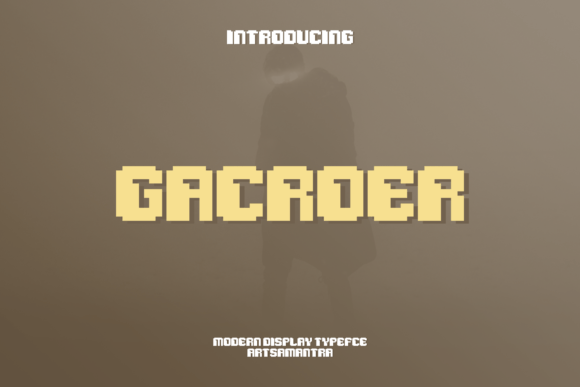 Gacroer: The Pixel-Style Typeface That Elevates Handmade Branding