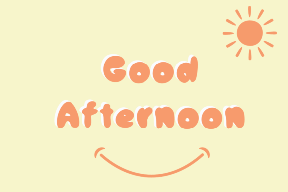 Good Afternoon: A Relaxing Display Typeface for Modern Editorial Design