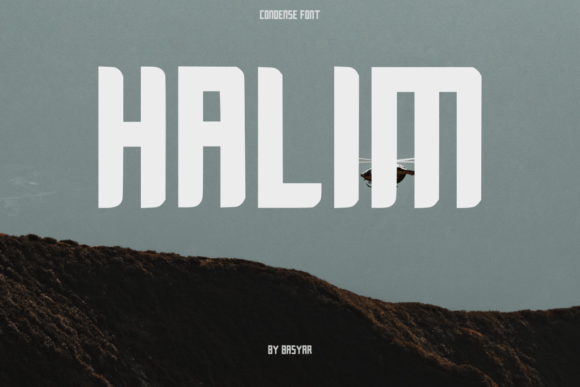 Halim: The Bold Display Typeface for Handmade Shop Branding
