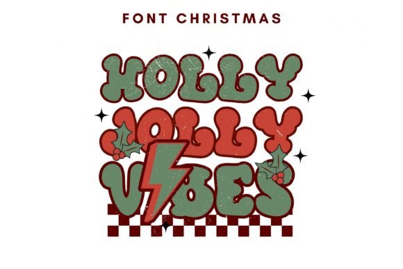 Holly Jolly Vibes: A Festive Display Font for Modern Web Design
