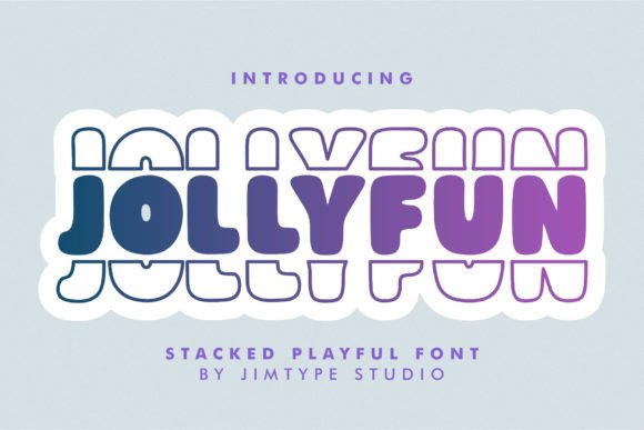 Jollyfun: The Playful Display Typeface for Campaign Design