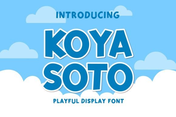 Koya Soto: The Playful Display Font for Handmade Labels and Shop Branding