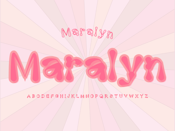 Maralyn: A Whimsical Display Font for Magical Editorial Design