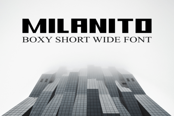 Milanito: The Bold Block Display Font for Standout Brand Identity