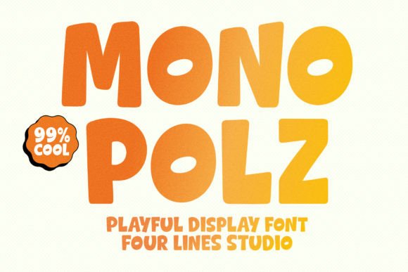 Mono Polz: A Playful Display Typeface for Bold Web Design