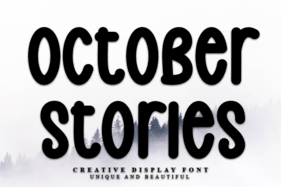 October Stories: The Modern Display Font for Authentic Brand Identity