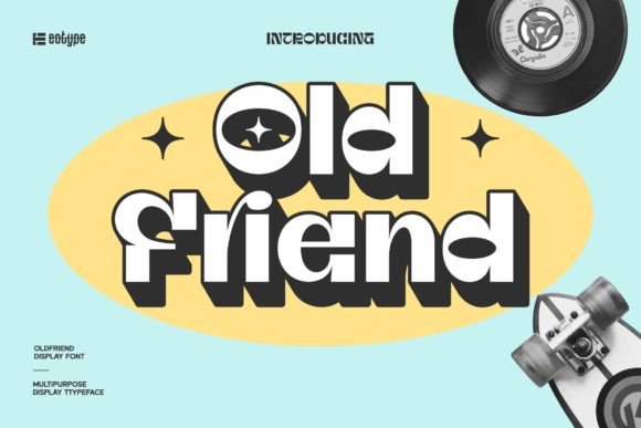 Oldfriend: A Playful Display Typeface for Modern Editorial Design