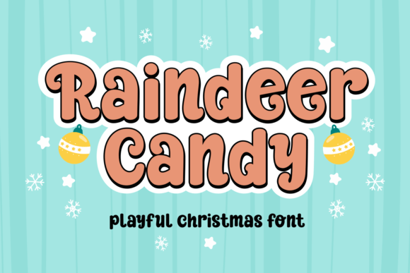 Reindeer Candy: The Festive Typeface for Holiday Editorial Design