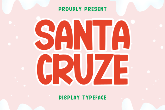 Santa Cruze: A Bold Display Font That Brings Playful Energy to Branding