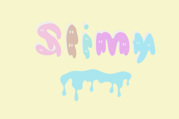 Slimy: The Spooky Display Font for Halloween Crafters