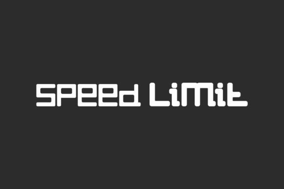 Speed Limit: A Dynamic Display Typeface for Editorial Projects