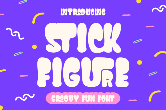 Stick Figure: The Groovy Display Font for Handmade Crafts