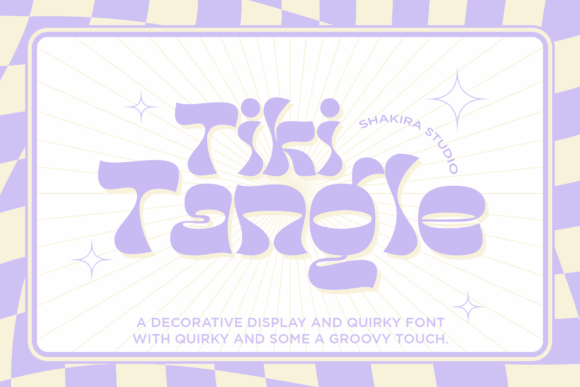 Tiki Tangle: The Retro Display Font That Elevates Small Business Branding