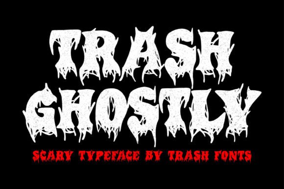 Trash Ghostly: A Spectral Display Typeface for Haunting Editorial Design